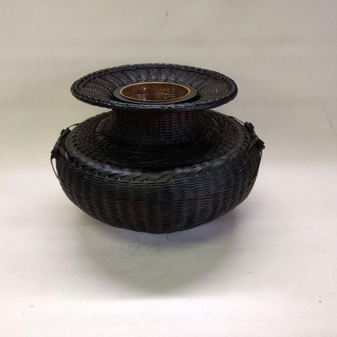 又木付　牡丹籠　池坊好み　池坊花器