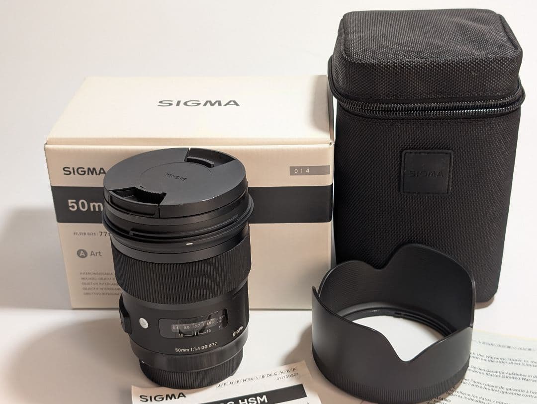 SIGMA Art 50mm F1.4 DG HSM キャノンEFマウント