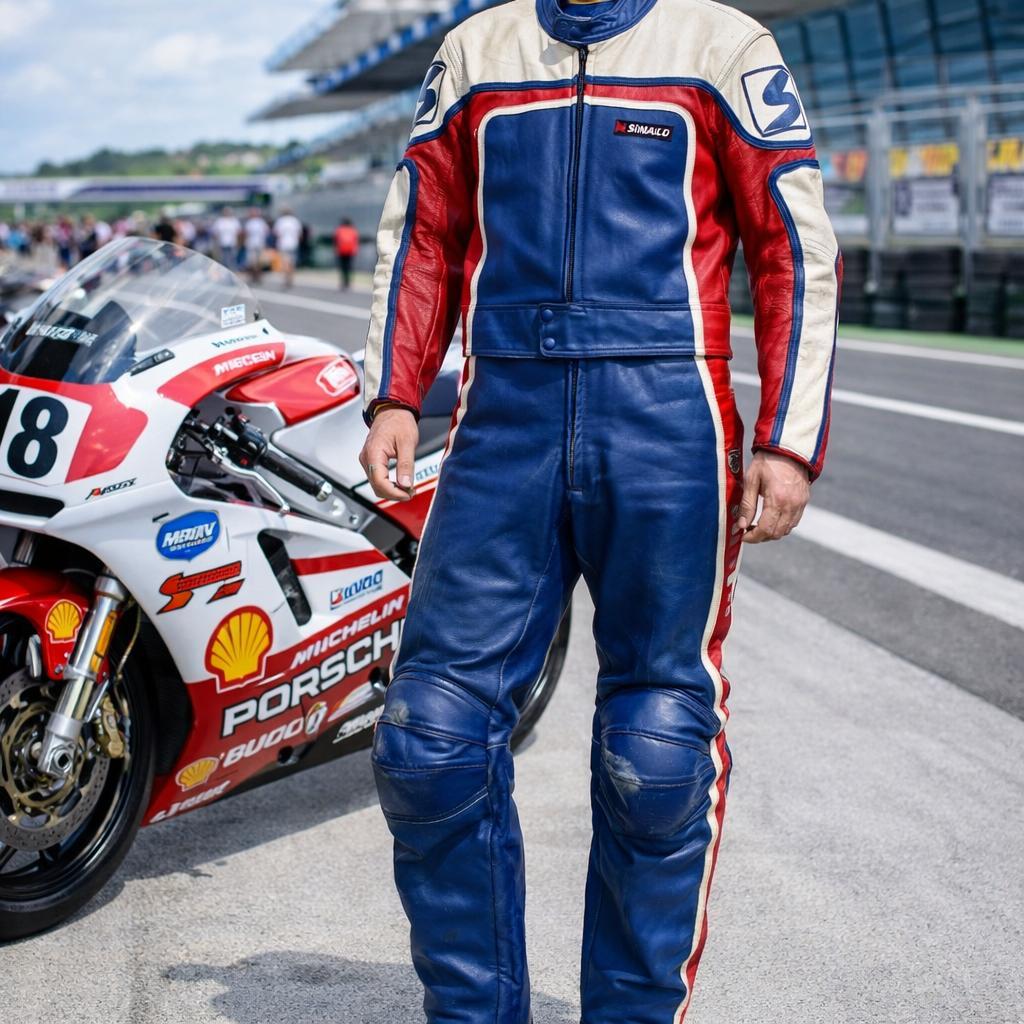 【やじよし】SINISALO レーシングスーツ 上下 54 本革 ツナギ