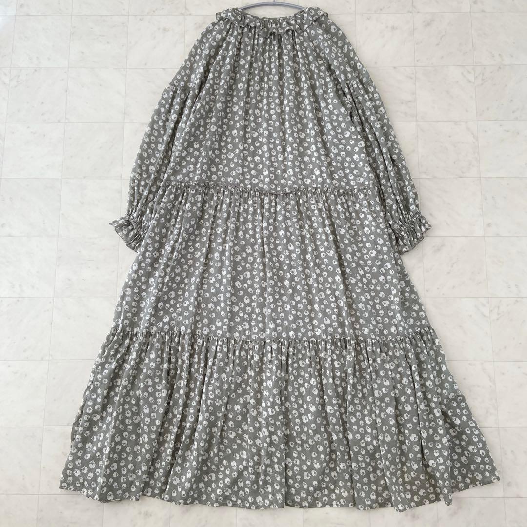 ✨極美品✨ハグオーワークロス&クロス果実プリント　ティアードワンピース雅姫さん