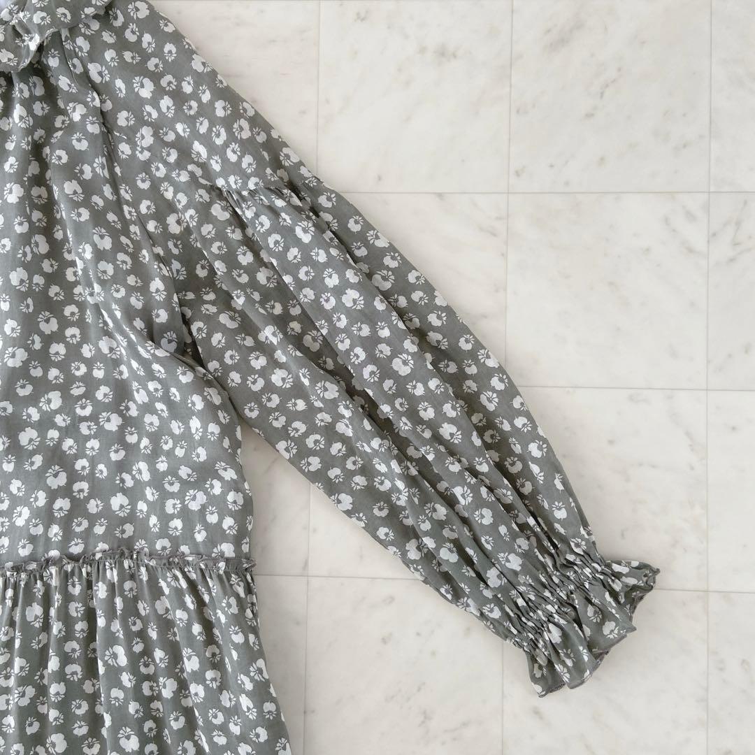 ✨極美品✨ハグオーワークロス&クロス果実プリント　ティアードワンピース雅姫さん