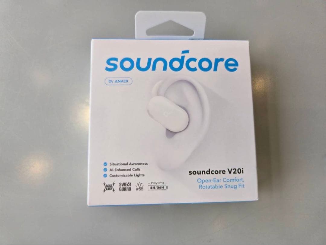 Anker soundcore V20i ワイヤレスイヤホン ホワイト