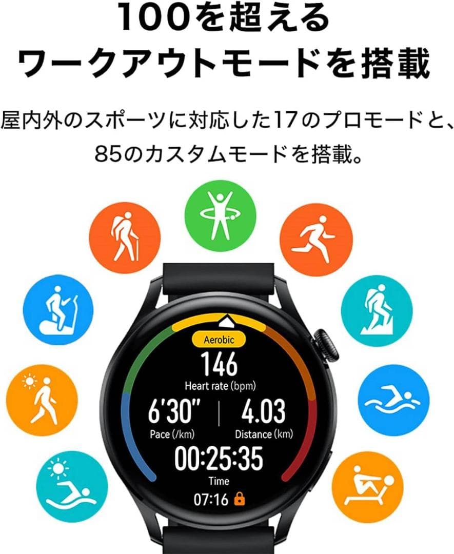 【未開封】HUAWEIWATCH 3 スポーツモデル スマートウォッチ
