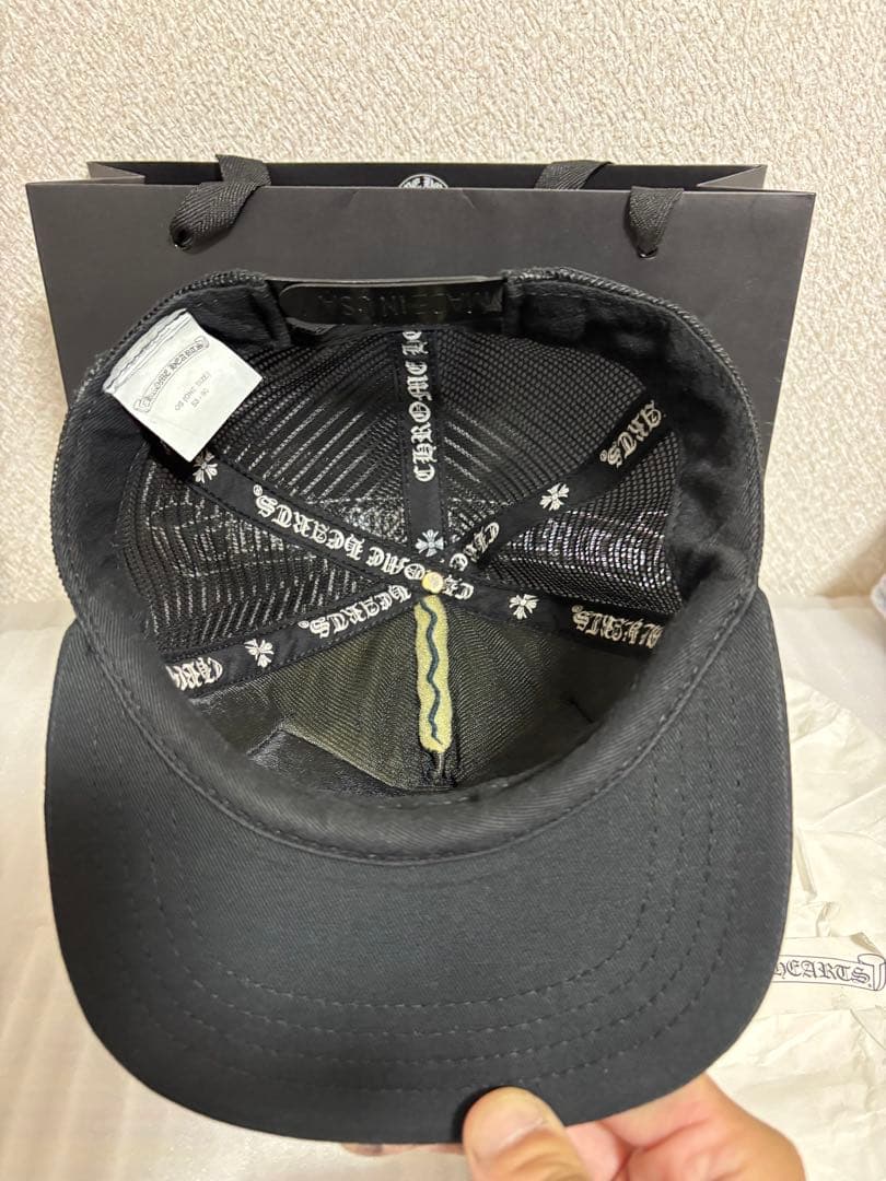 【大人気モデル】クロムハーツキャップ　ブラック　国内正規品