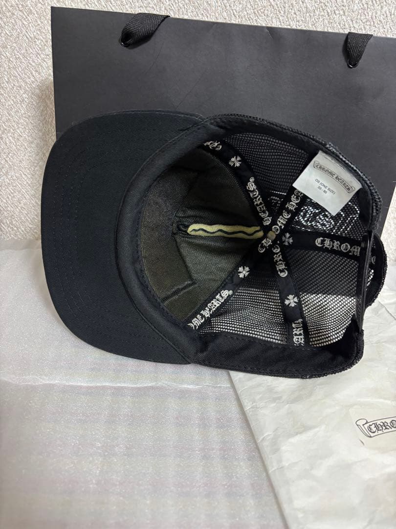 【大人気モデル】クロムハーツキャップ　ブラック　国内正規品