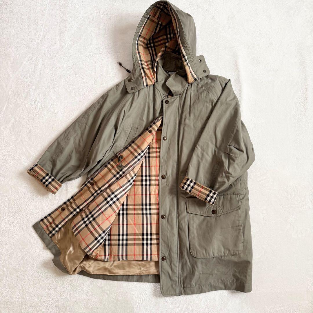 美品　Burberrys ダウンライナー　ノバチェック　モッズコート　袖ノバ