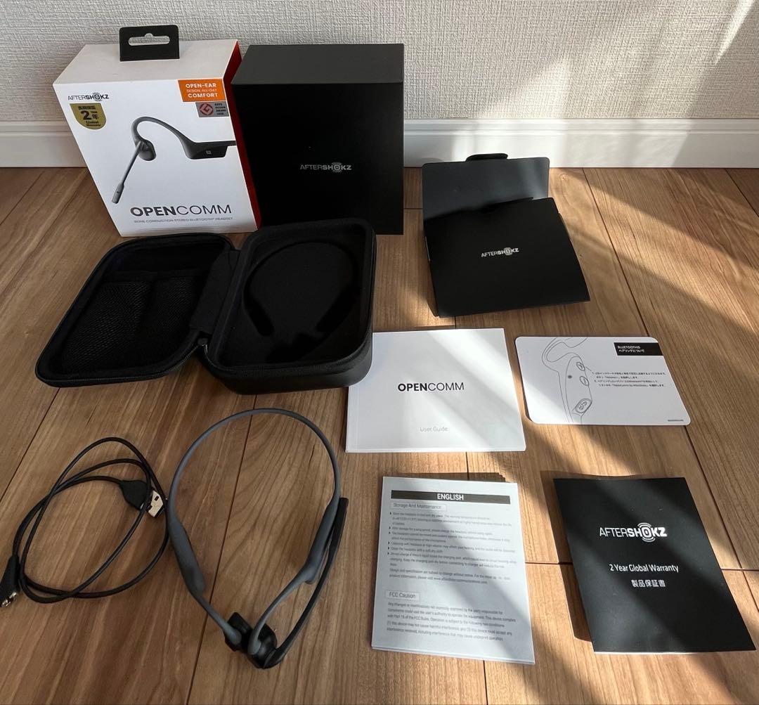 イヤホン AfterShokz OpenComm ASC100