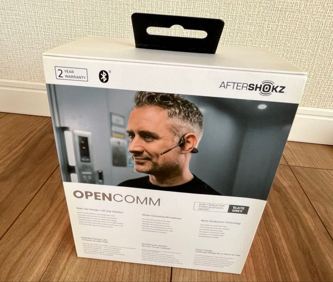 イヤホン AfterShokz OpenComm ASC100