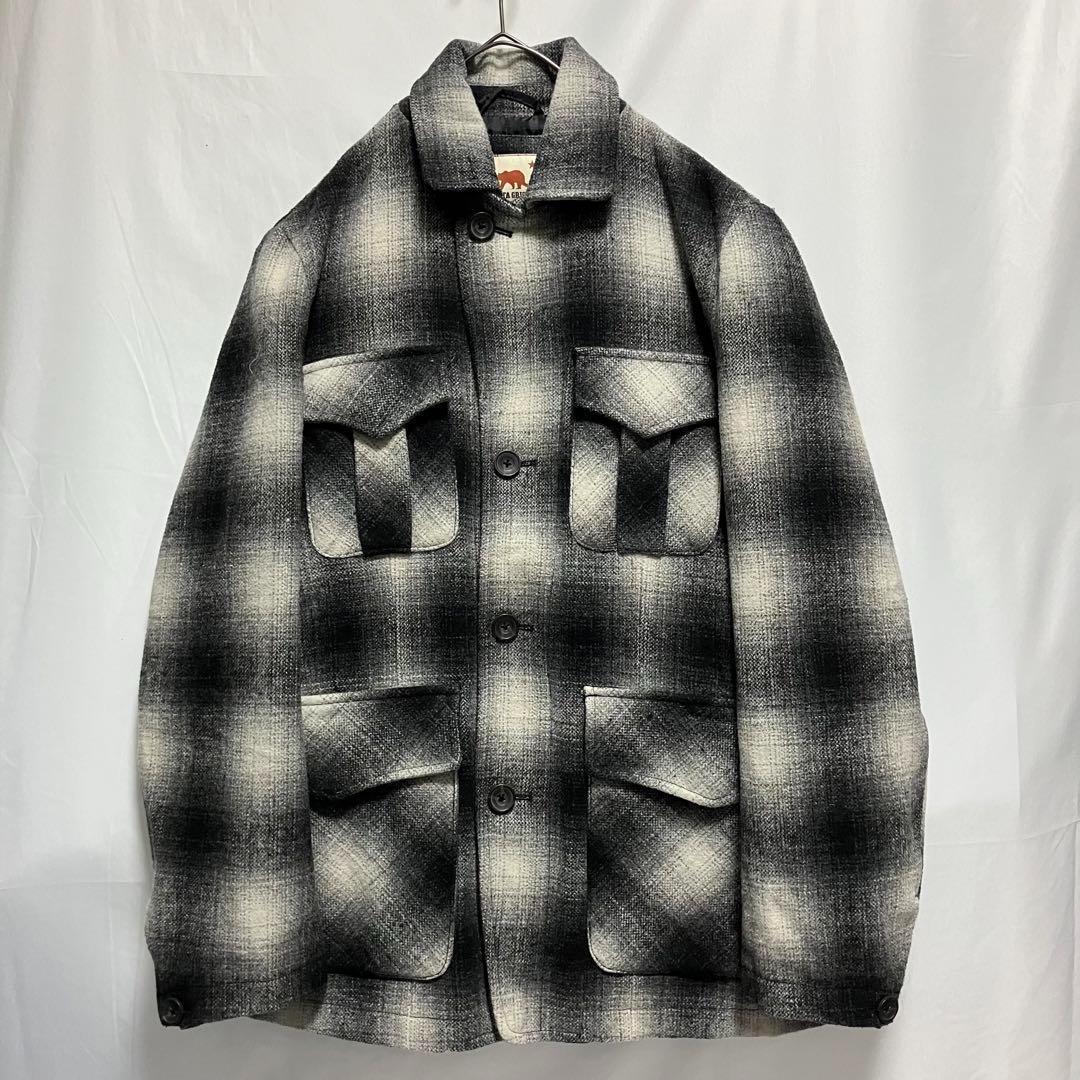 ジャケット・アウター 90s vintage ombre shadow check jacket