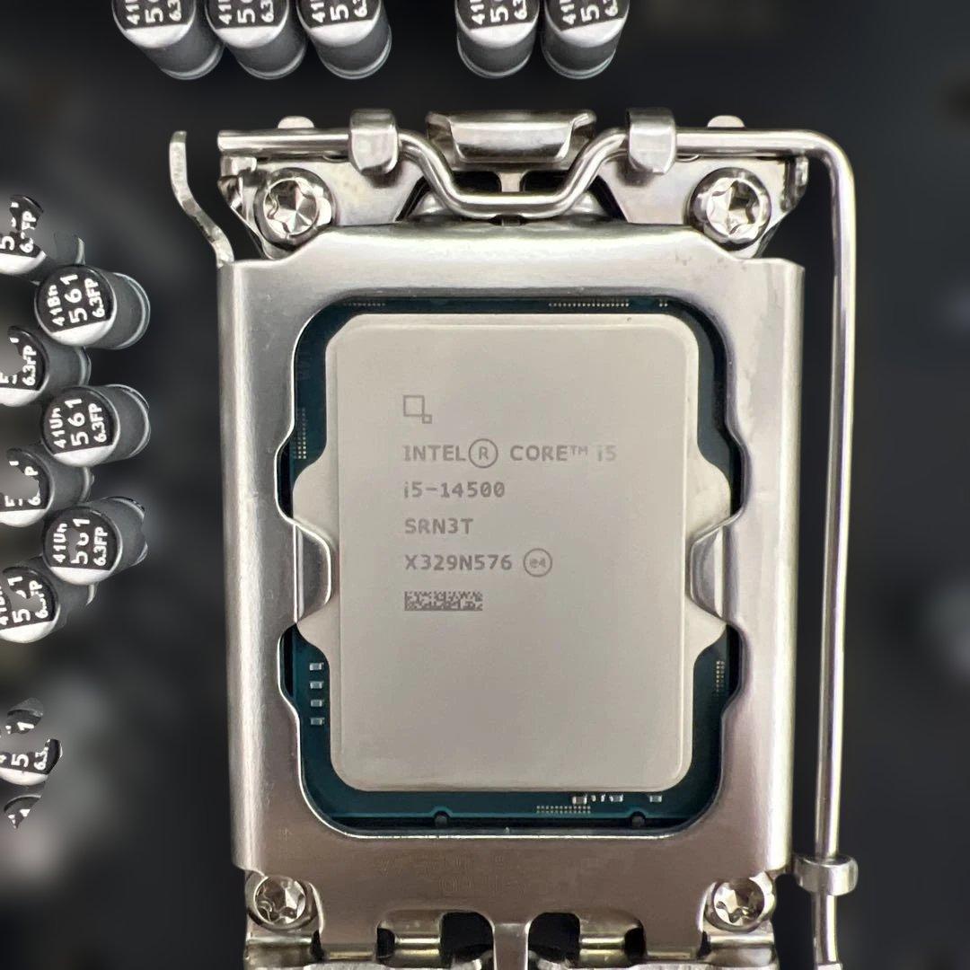 Cpu i5-14500無印 MSI B760mマザーボードCPUセット