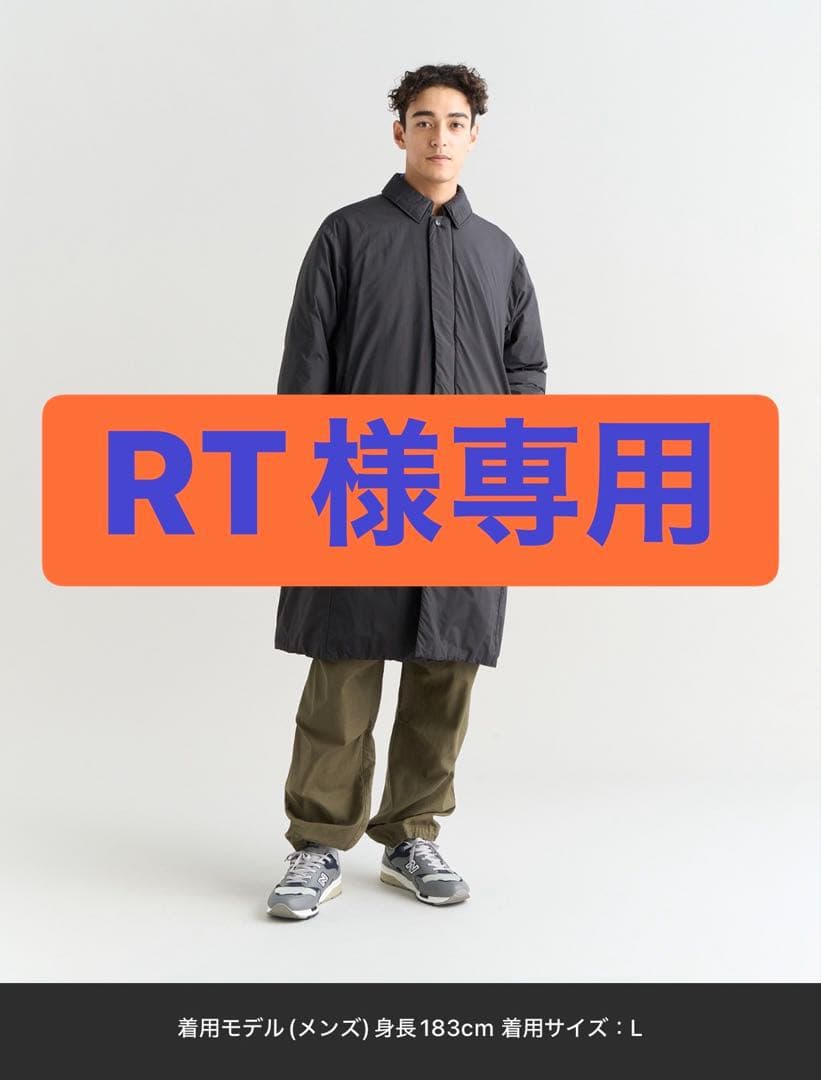 NANGA バルカラーコート ブラック Sサイズ