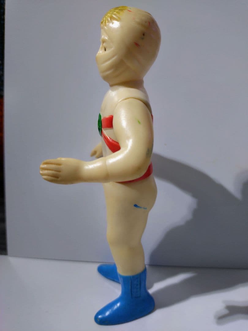 愛の戦士レインボーマン☆1970年代の希少ソフビフィギュア☆高さ約15cm