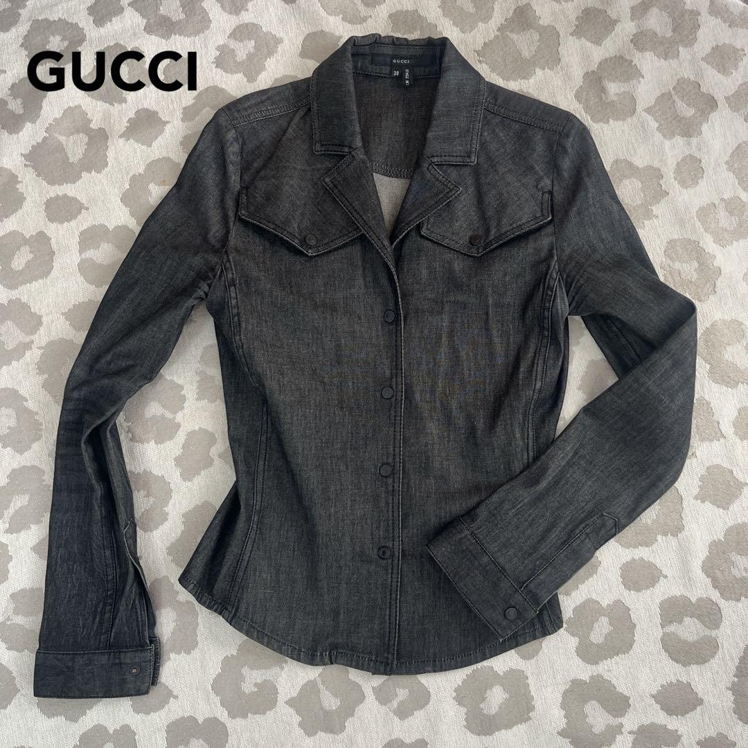 美品 GUCCI ジャケット 38 （M） イタリア製　⭐︎28日まで値引きします