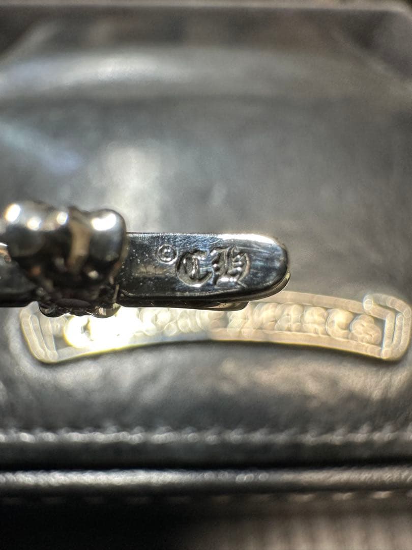 本物　Chrome Hearts クロムハーツ　ベビーファット　ピンクサファイア