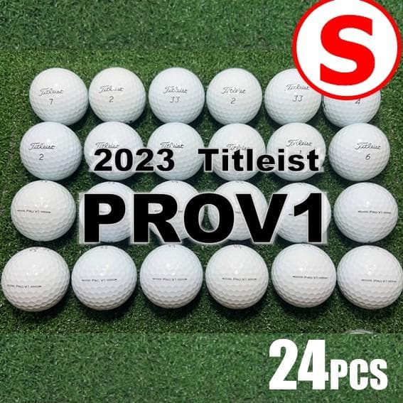【S113】Titleist PRO V1 白 23年 ロストボール 24球