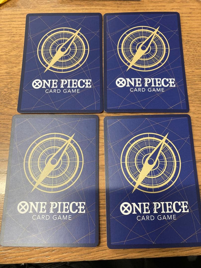 モンキー・D・ルフィ　プロモ　学園　パラレル　4枚セット