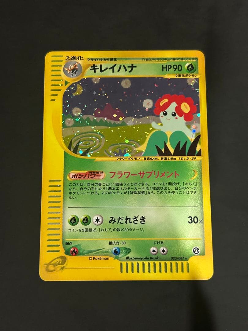 キレイハナ　カードe アンリミ キラ eカード ポケカ 海からの風