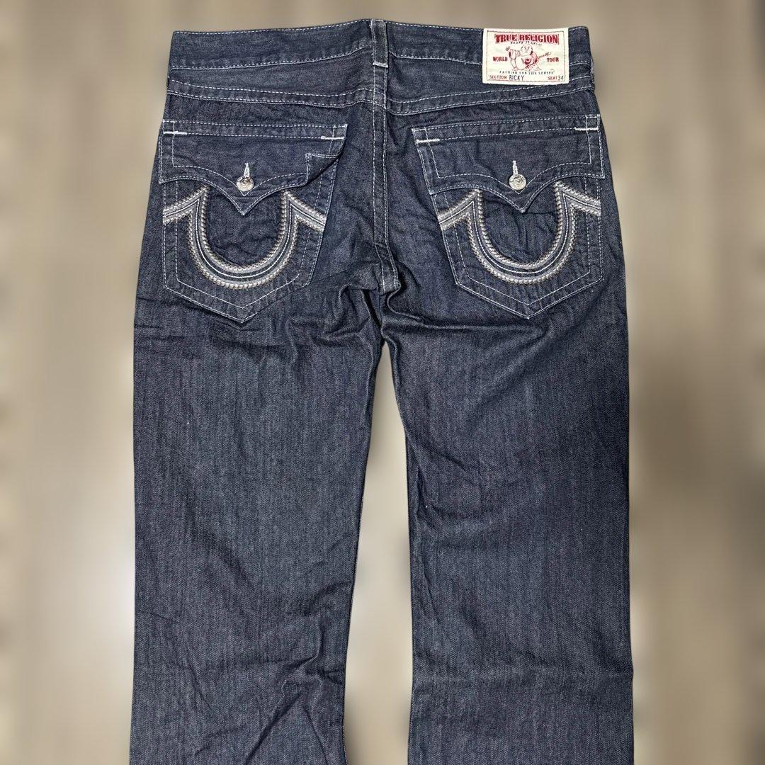 は*と様 TRUE RELIGION RICKY 34 ダークデニム