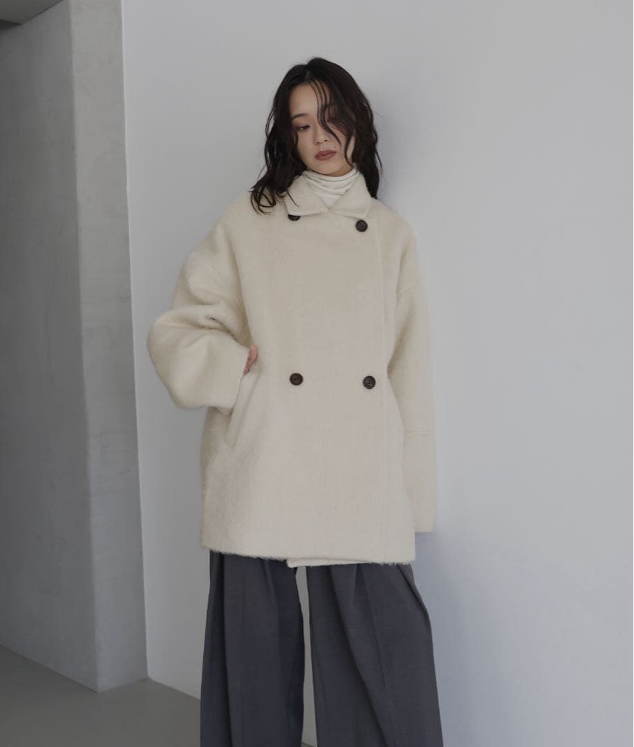 hellam シャギーミドルコート 新品未使用