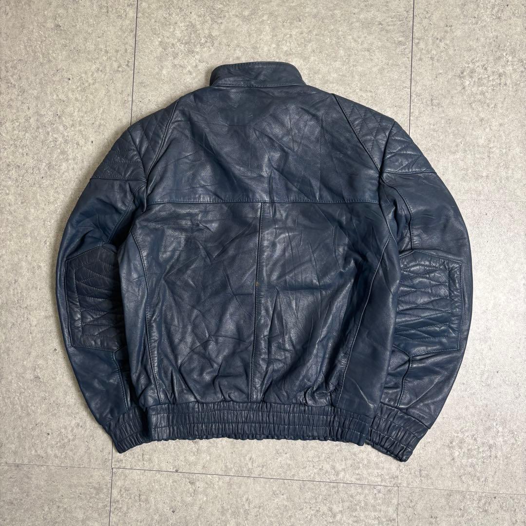 c-boystyle(vol.793【希少】レザーハーフジップストリートバイカー