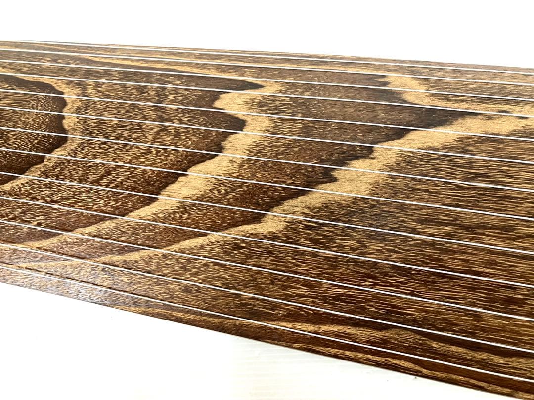 美品◆和琴◆13弦琴 全長183cm 琴柱／口前カバー／丸袋付き【引き取り歓迎】