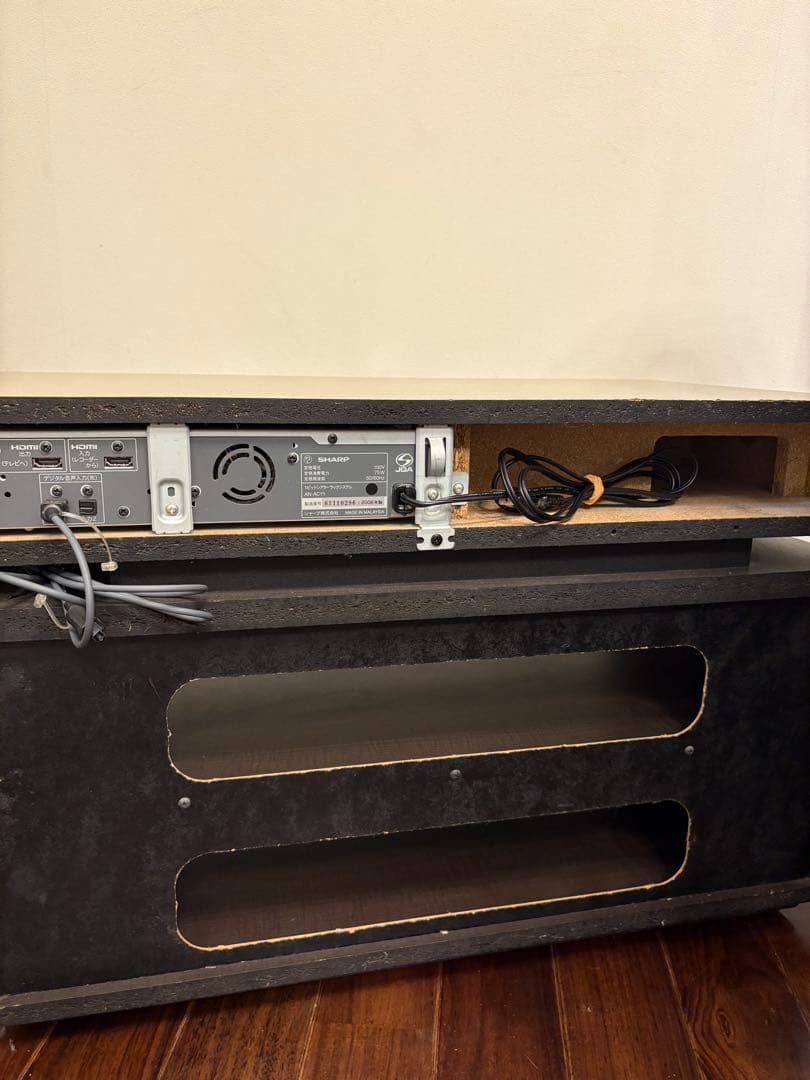 サブウーファー内蔵シャープシアターサラウンドテレビ台AN-ACY1リモコン付