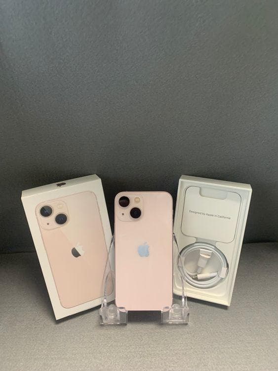 超美品 国内版 SIMフリー iPhone13 mini 256GB ピンク色