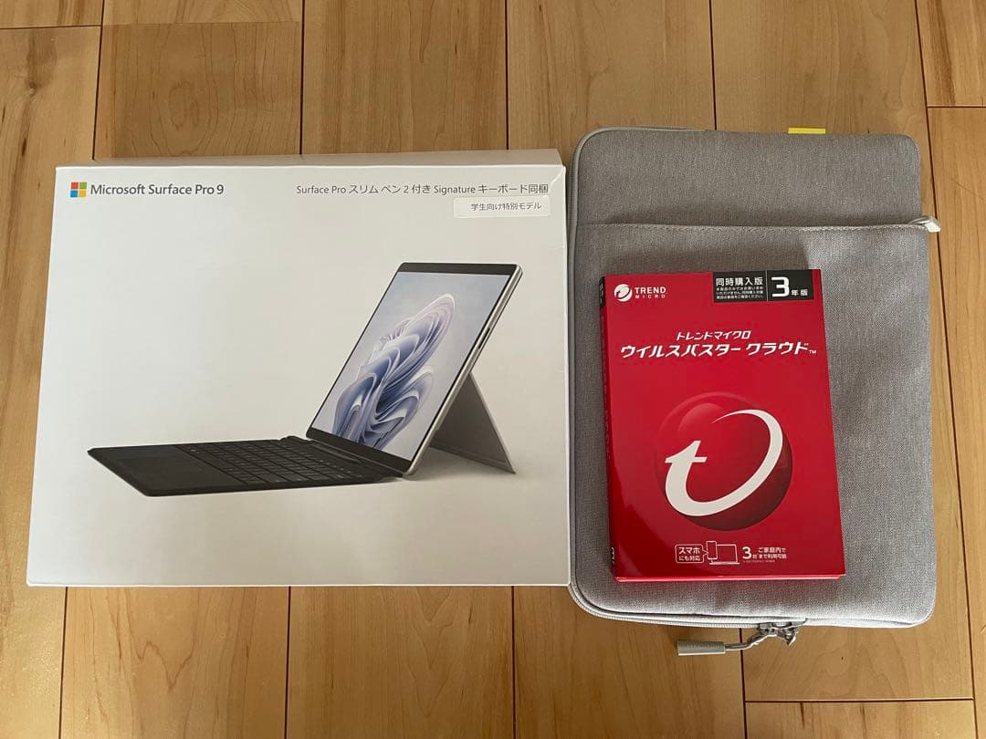 surfacePro9 補償あり　ウイルスバスター　ケース付き