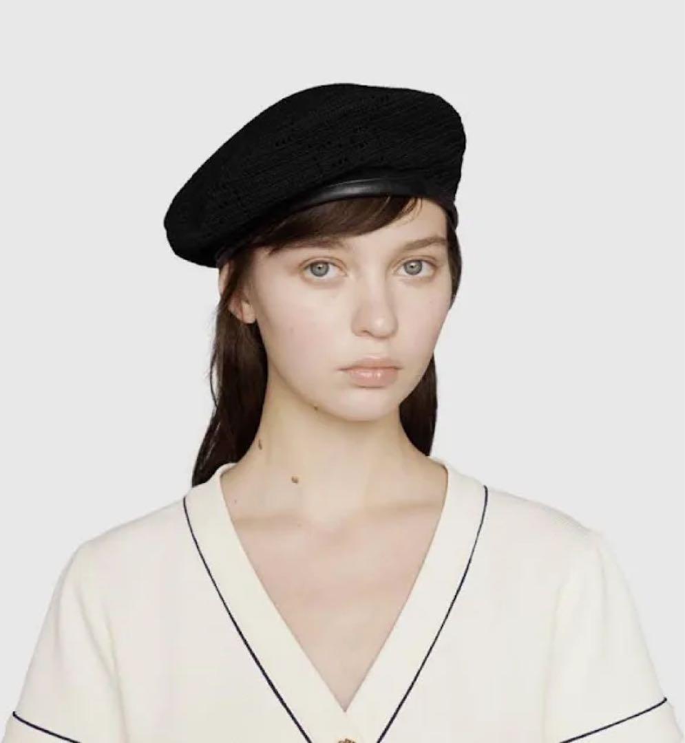 GUCCI 超レア物！クロシェットベレー　保存袋付き