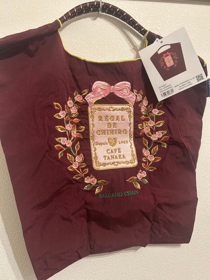 未使用　カフェタナカ　ボールアンドチェーン　エコバッグ
