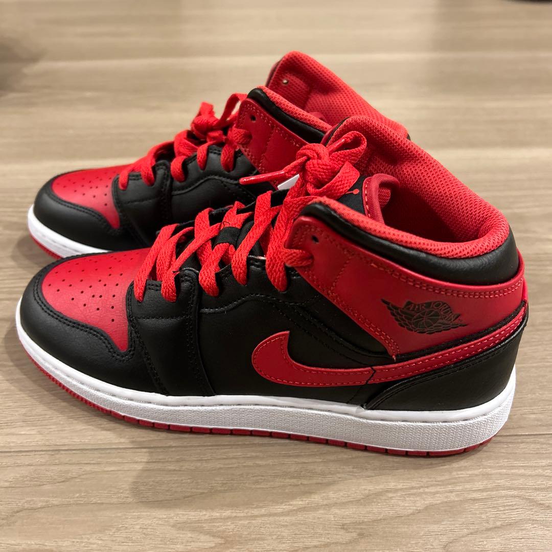 NIKE エアジョーダン1 ミッド　GS 24センチ