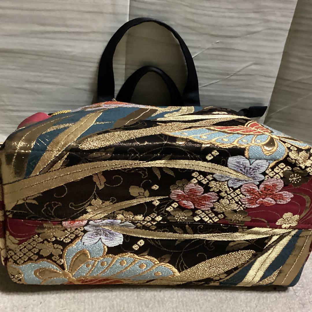 かなめ 帯リメイクバック#656