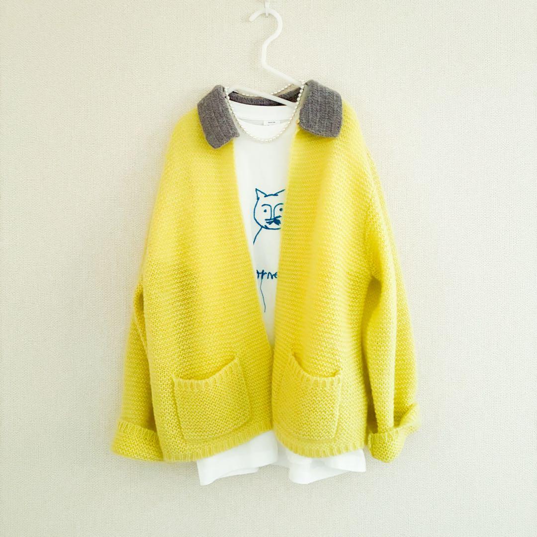 Harriss × Keiko Okamoto 付衿＆カーディガン