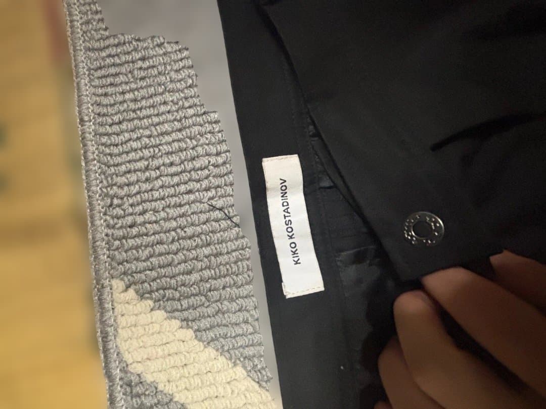 KIKO KOSTADINOV ブラックワイドパンツ