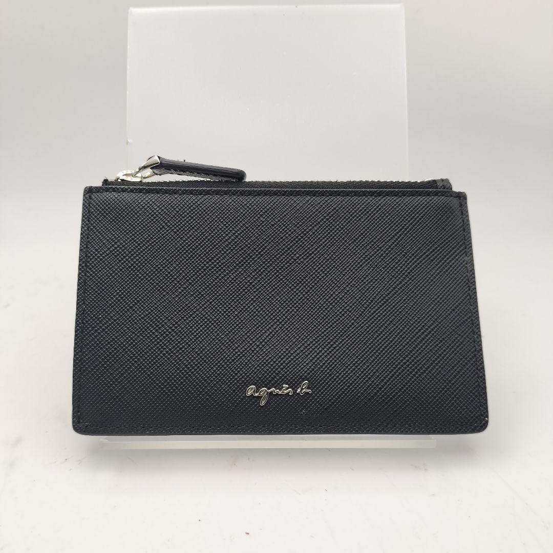 アニエスベー　フラグメントケース　ケース　財布　ブラック　MH18-14