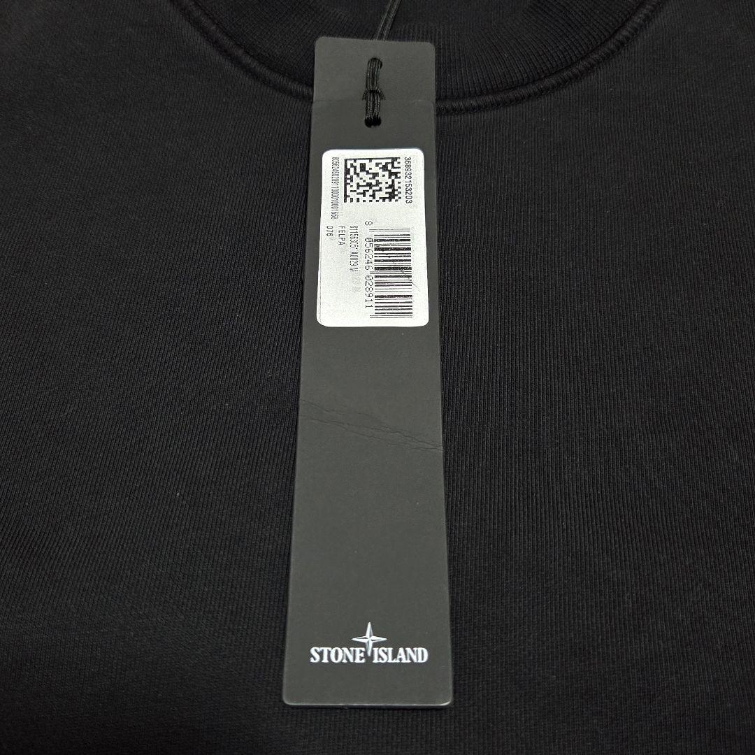 【新品】STONE  クルーネック スウェット ブラック M