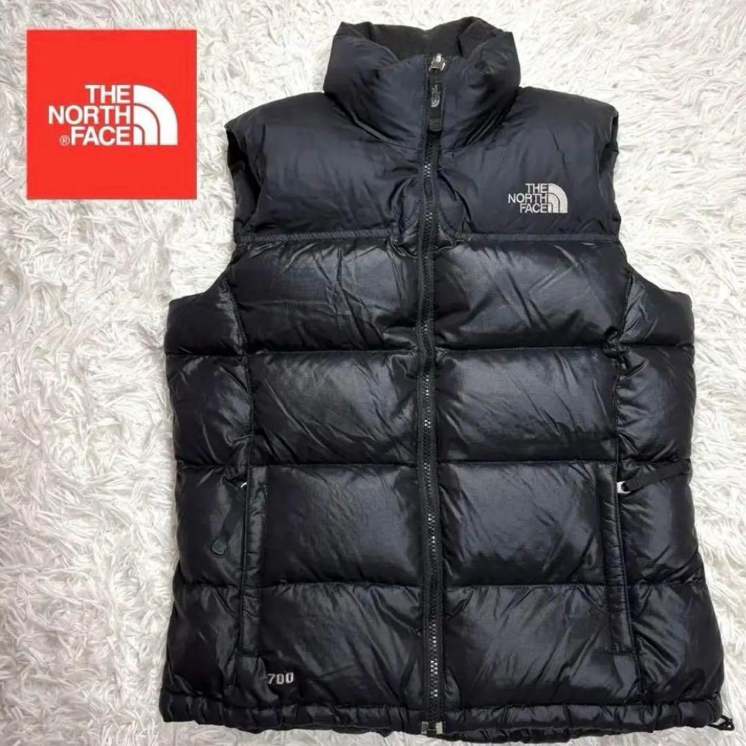 ザノースフェイス ベスト レトロ ヌプシ 700 定番 レディース M 肉厚