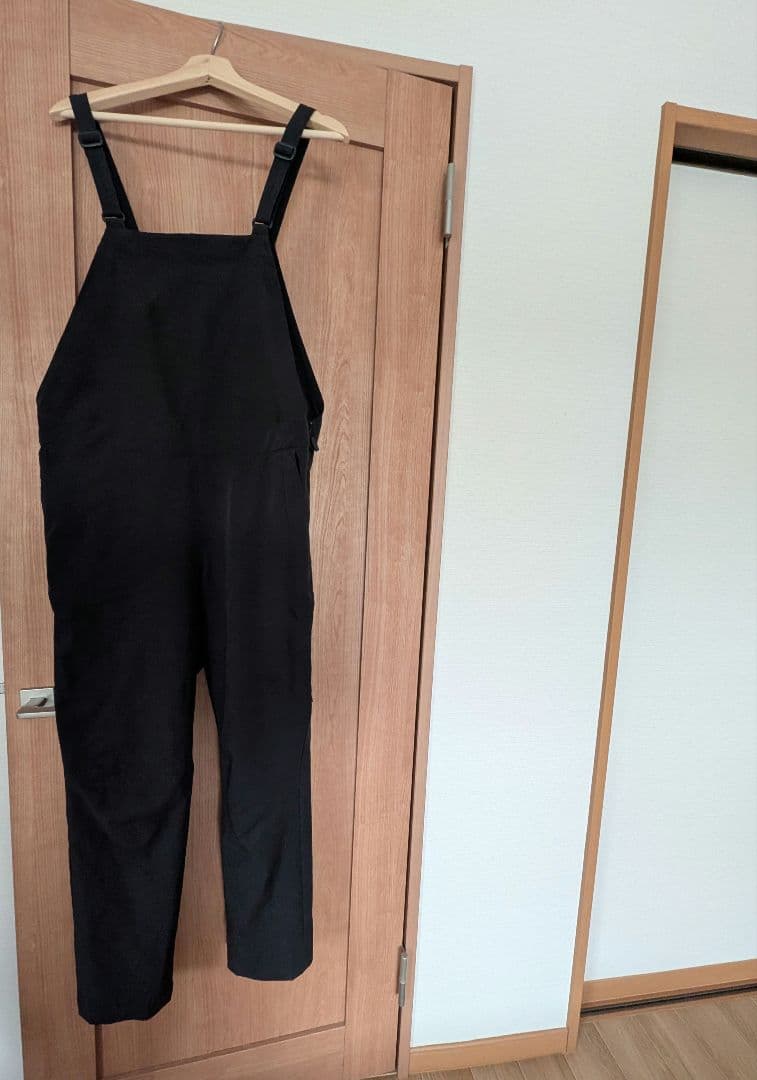 即発送☆美品☆THE NORTH FACEマタニティオーバーオールＸＬ ブラック