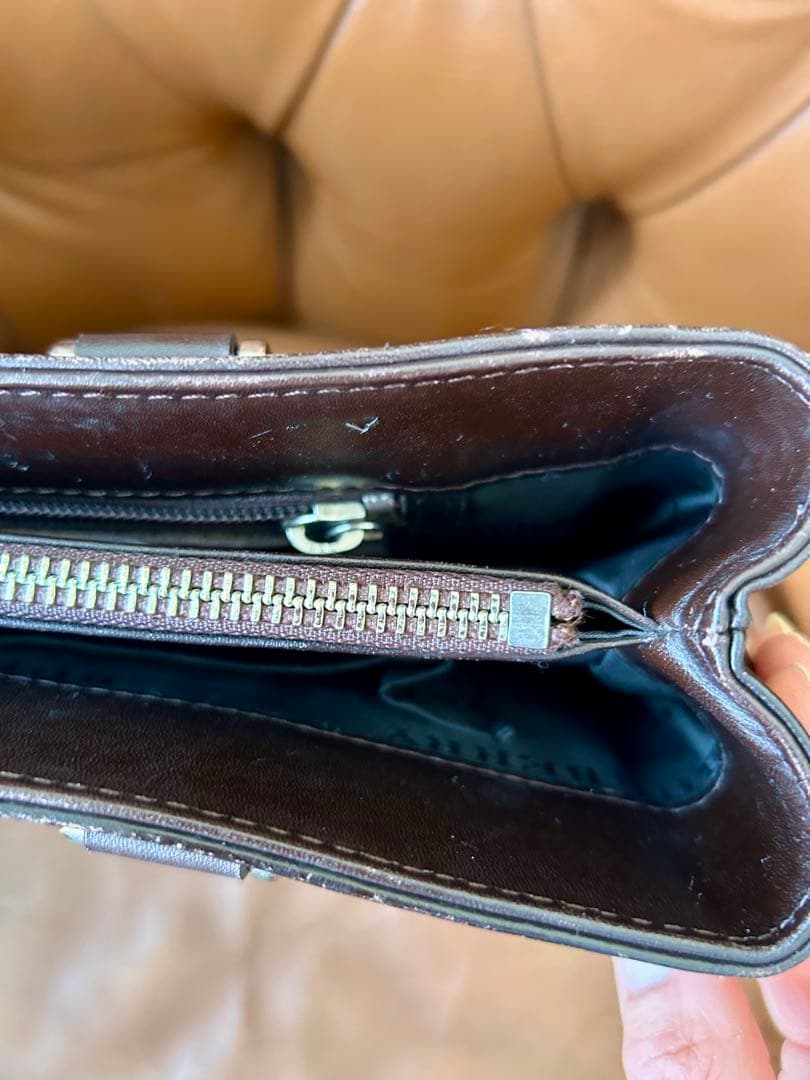 BURBERRY チェック柄 ハンドバッグ