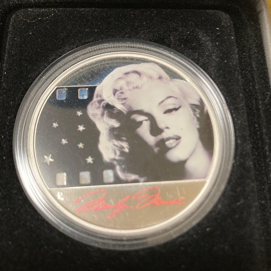 ツバルマリリンモンロー1オンス銀貨アンティーク値下げ！