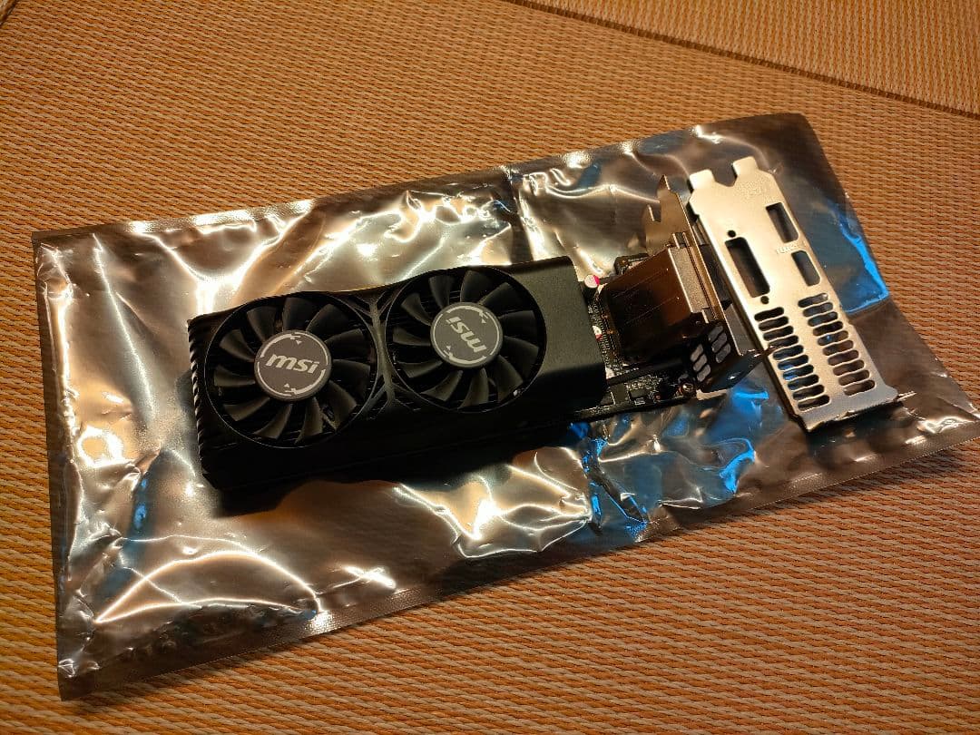 MSI GeForce GTX 1050 Ti LPブラケットあり