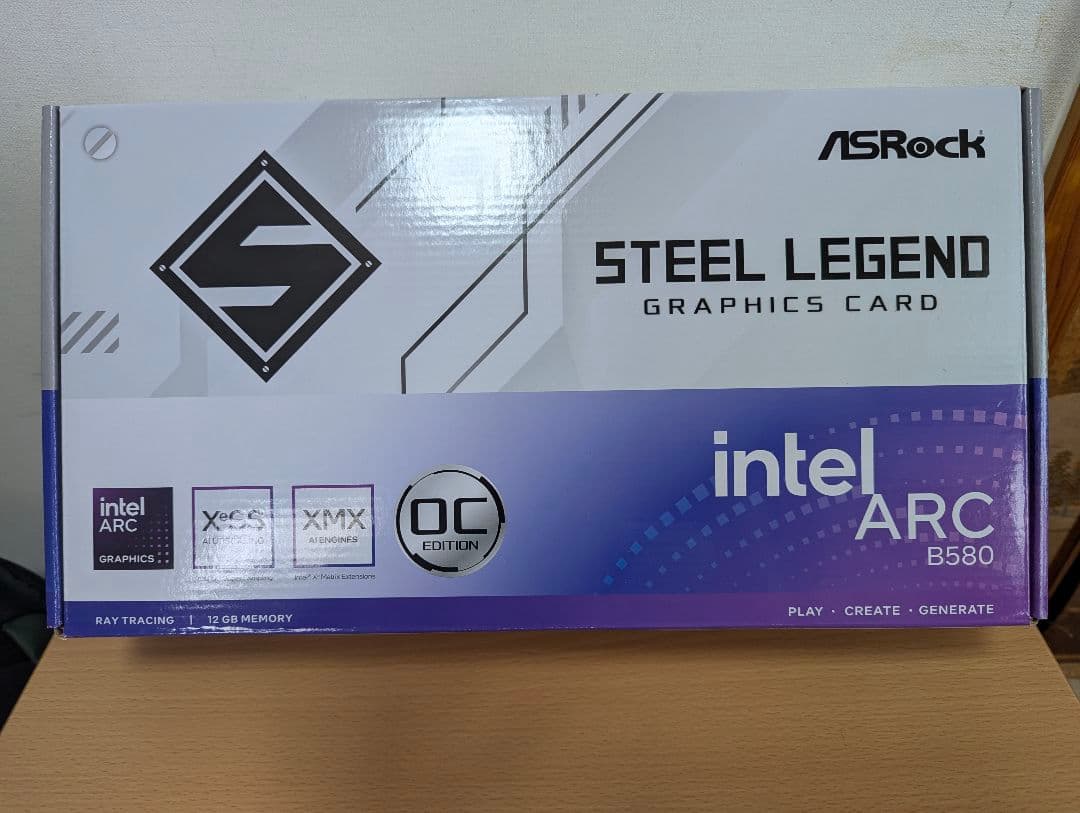 グラフィックボード・グラボ・ビデオカード ASRock Intel ARC B580 STEEL LEGEND 12GB