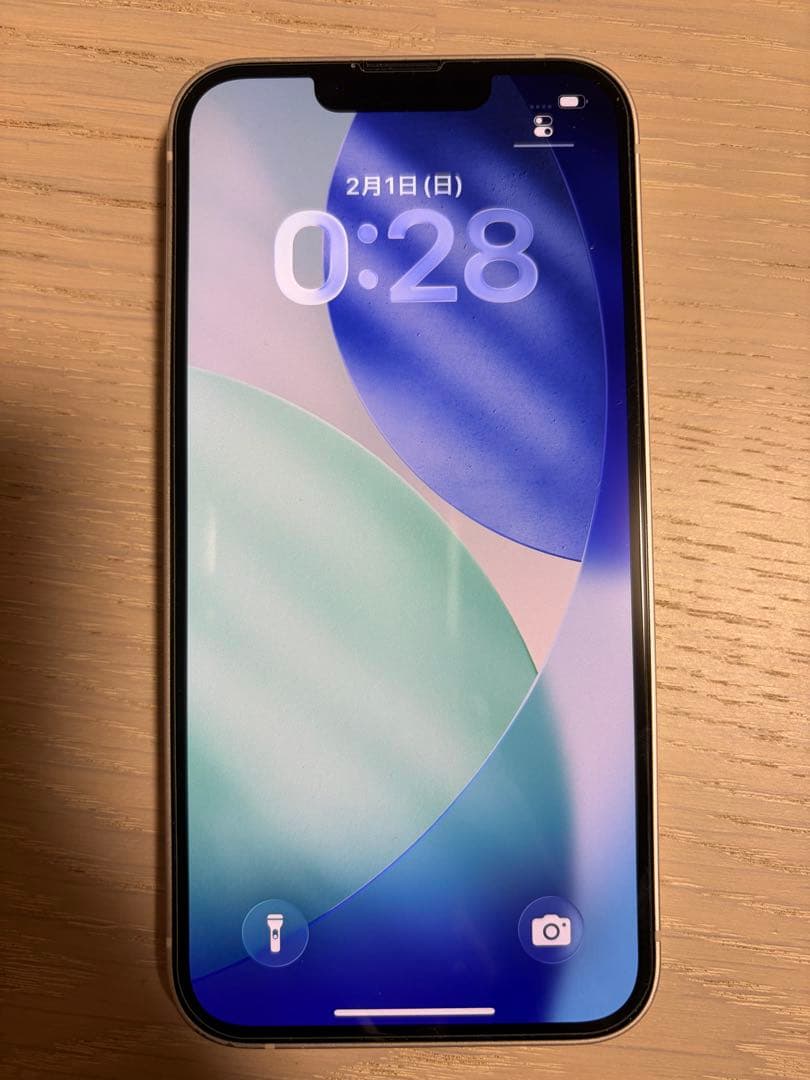 【美品】Apple iPhone 13（128GB／ホワイト） 本体のみ