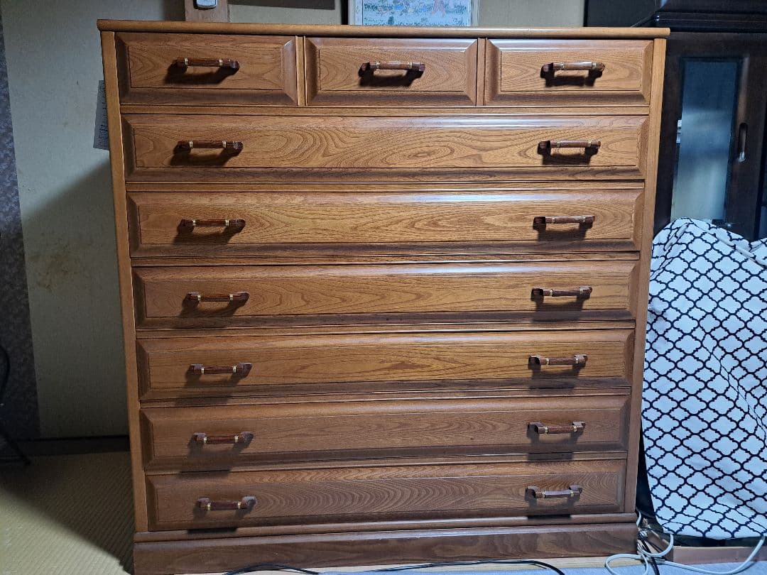 木製8段チェスト/着物箪笥/婚礼箪笥/タンス　家具