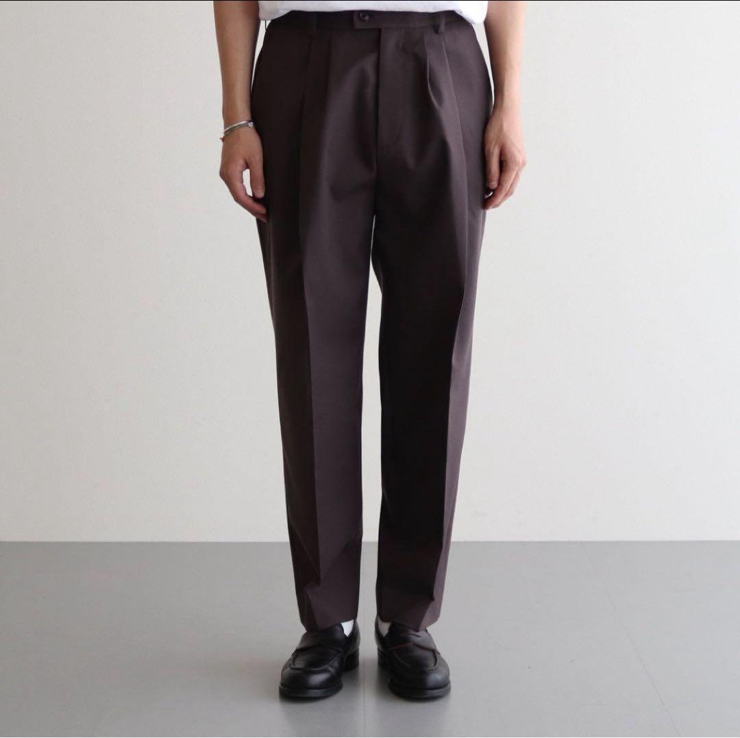stein WIDE TAPERED TROUSERS シュタイン