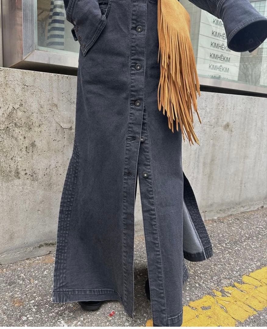 今日だけ値引き　アメリ　デニムワンピ