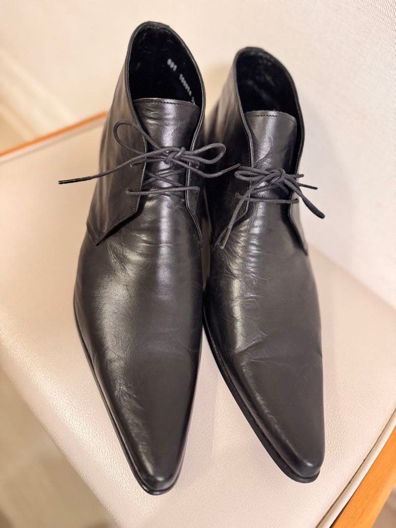 【美品】フープディドゥ ポインテッドトゥ シューズ 27㎝ ブラック