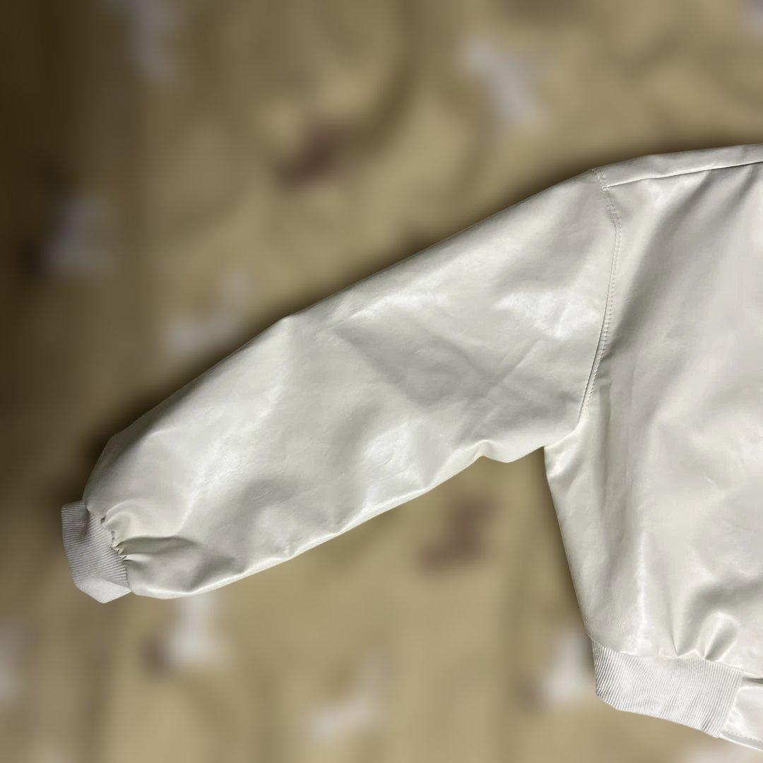 MIU MIU・ジャンパー・ブルゾン・スタジャン・ジャケット・ホワイト・S相当