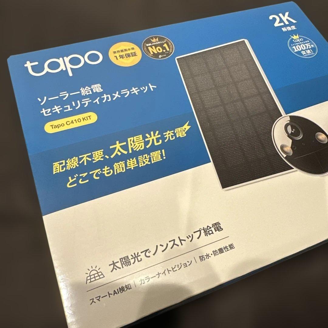 未開封★tapo C410 KITソーラー給電セキュリティカメラ防犯カメラ太陽光