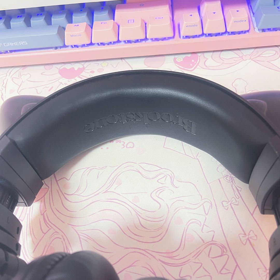 ✨希少✨Brookstone 8色に光る！ネコ耳ワイヤレスヘッドフォン　sony